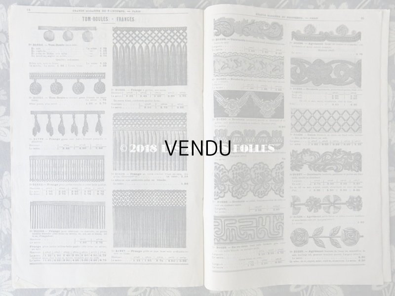 画像15: アンティーク プランタンのカタログ　メスルリー＆パスマントリー CATALOGUE SPECIAL DE MERCERIE - AU PRINTEMPS - 10