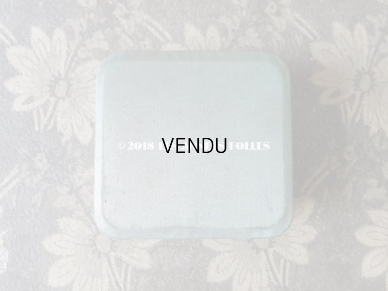 画像4: アンティーク ジュエリーボックス ブルーのシルクサテン