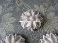 画像5: アンティーク 石膏のオーナメント 花 