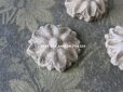 画像3: アンティーク 石膏のオーナメント 花 