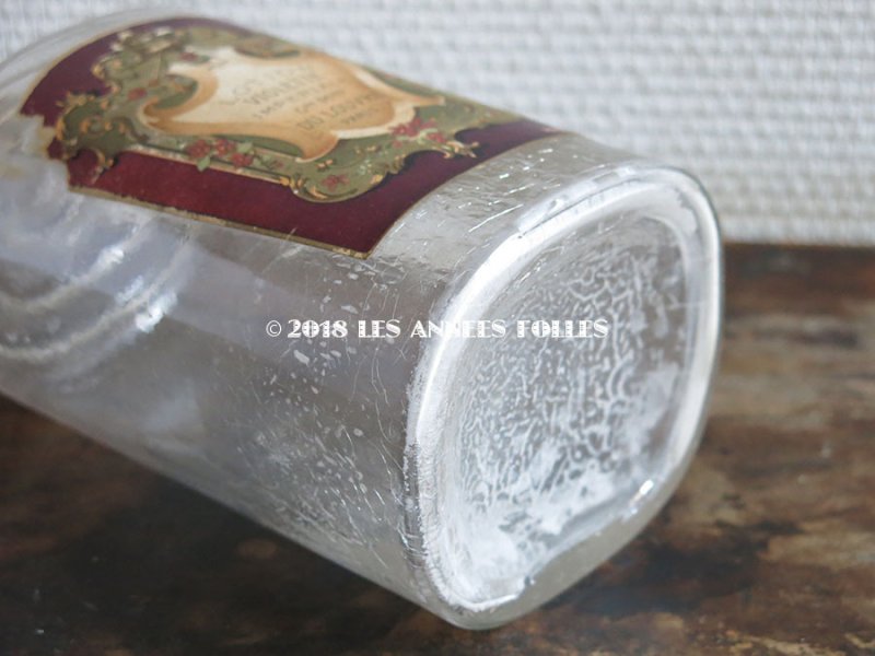 画像5: *蚤の市*19世紀末 アンティーク 菫のガーランド パフュームボトル LOTION VIOLETTE IMPERIALE - GRANDS MAGASINS DU LOUVRE PARIS -