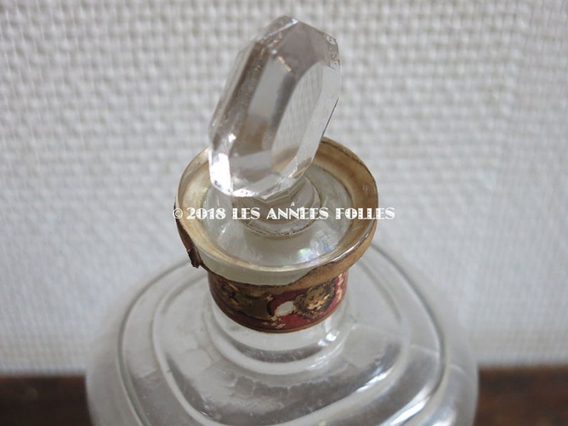 画像6: *蚤の市*19世紀末 アンティーク 菫のガーランド パフュームボトル LOTION VIOLETTE IMPERIALE - GRANDS MAGASINS DU LOUVRE PARIS -