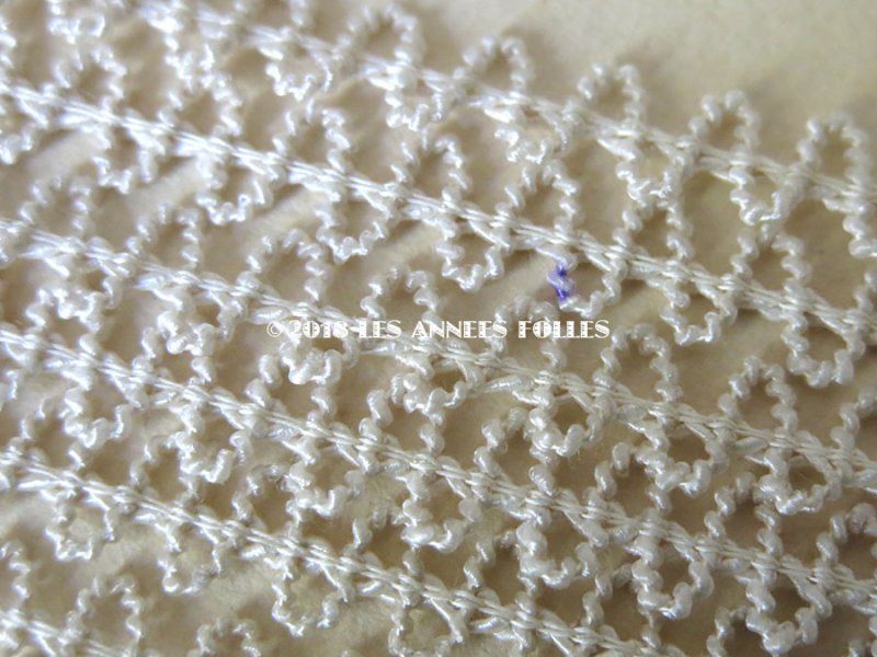 画像7: 1900年頃 アンティーク トリム オフホワイト 8mm幅 