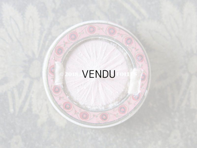 画像6: アンティーク パフ付 小さなパウダーボックス POUDRE NILDE PARIS