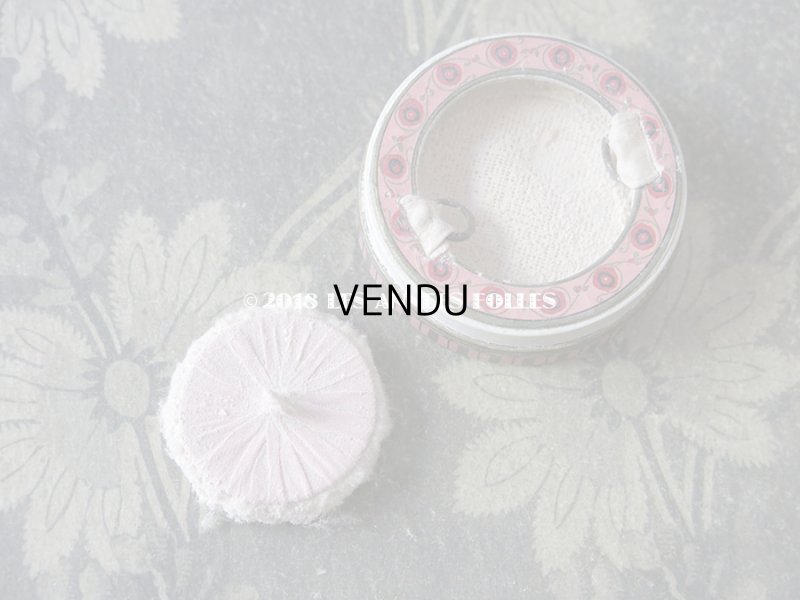 画像7: アンティーク パフ付 小さなパウダーボックス POUDRE NILDE PARIS