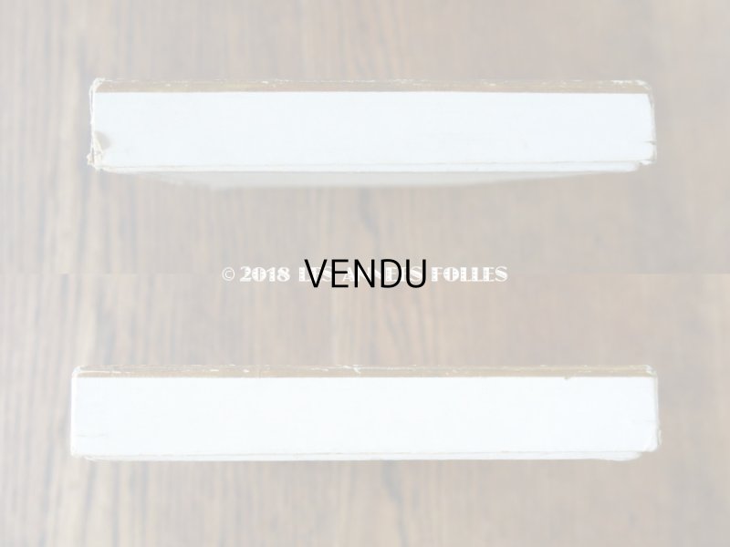 画像9: ＊蚤の市セット＊ 19世紀末 アンティーク 結婚式用ハンカチの紙箱 2点セット ゴールドの美しいモノグラム【 IE 】入り　