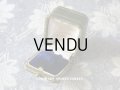 アンティーク ジュエリーボックス リングボックス 金彩入り　グリーン