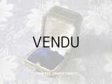 アンティーク ジュエリーボックス リングボックス 金彩入り　グリーン