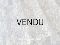 1930年代 アンティーク リーフ柄 幅広 チュールレース 1.6m