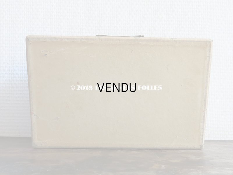 画像6: 1900年代 アンティーク 薔薇の花かご  カルトナージュボックス　レース入れ チェストの引き出し　DENTELLE