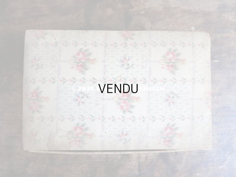 画像5: 1900年代 アンティーク 薔薇の花かご  カルトナージュボックス　レース入れ チェストの引き出し　DENTELLE