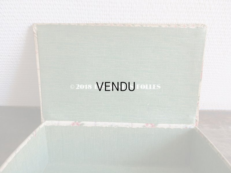 画像3: 1900年代 アンティーク 薔薇の花かご  カルトナージュボックス　レース入れ チェストの引き出し　DENTELLE