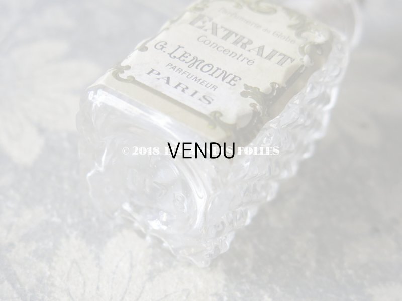 画像6: アンティーク 王冠の栓 パフュームボトル EXTRAIT CONCENTRE - G.LEMOINE PARIS -