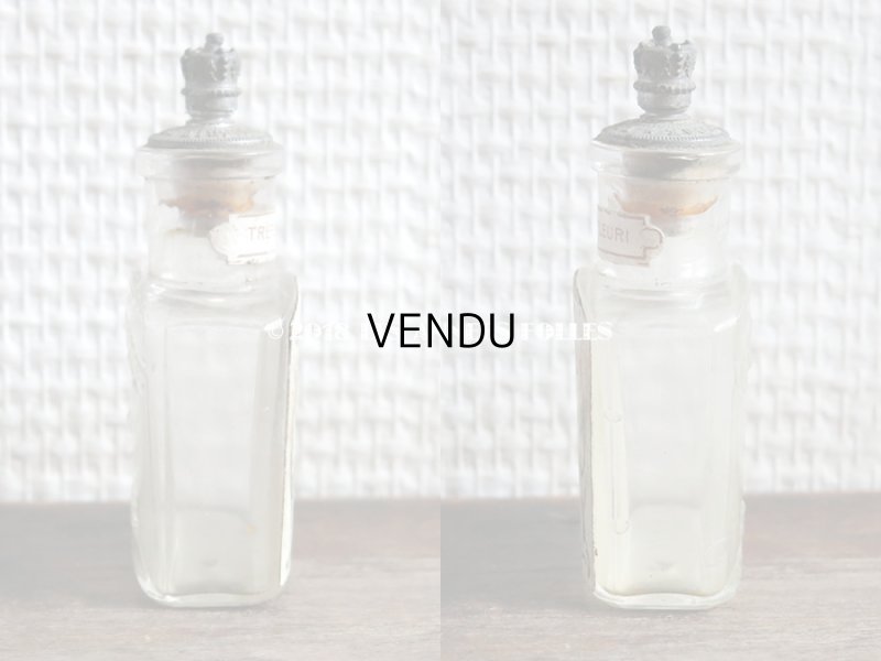 画像4: アンティーク 王冠の栓 パフュームボトル TRIPLE EXTRAIT AUX FLEURS - G.LEMOINE PARIS -