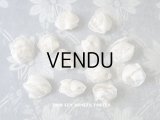 1900年代 アンティーク シルクシフォンの薔薇のモチーフ 12〜13ピースのセット 