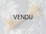 アンティーク ペップ 山吹色 コサージュ用 花芯 11