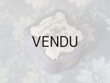 アンティーク パウダーボックス POUDRE DE RIZ PRIMA VIOLETA - BOURJOIS PARIS -