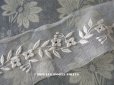 画像1: 1930年代 アンティーク 花模様の刺繍入り 幅広 チュールレース  (1)