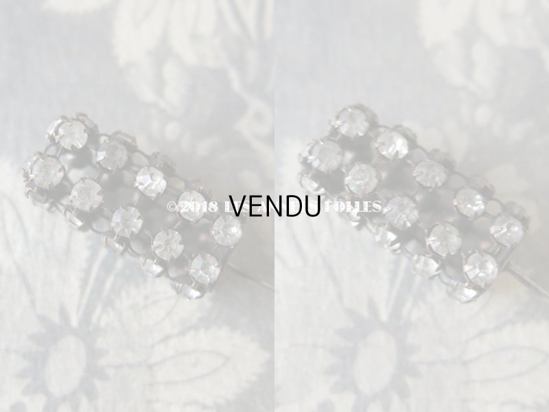 画像4: 1900年代 アンティーク ラインストーンのハットピン エパングル 