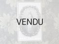 アンティーク  ホーリーカード 聖母マリアと薔薇のリース