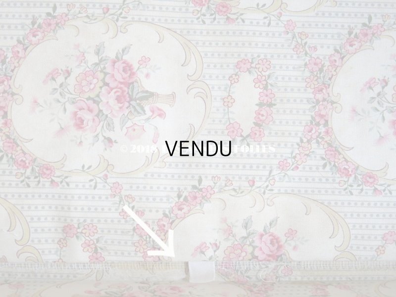 画像6: 1900年代 アンティーク 薔薇の花かご＆ガーランド 大きなカルトナージュボックス 52.8×30×12cm