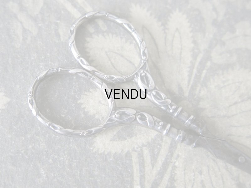 画像12: 1900年代 アンティーク シルバー製 ヤドリギの裁縫道具セット