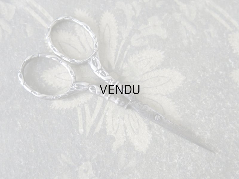 画像11: 1900年代 アンティーク シルバー製 ヤドリギの裁縫道具セット