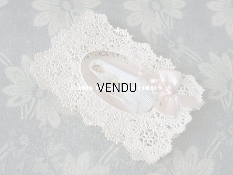 画像3: アンティーク  初聖体 立体のカニヴェ コミュ二オンの少女