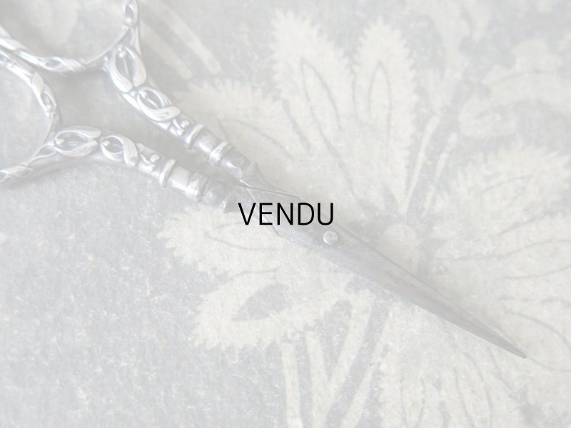 画像13: 1900年代 アンティーク シルバー製 ヤドリギの裁縫道具セット