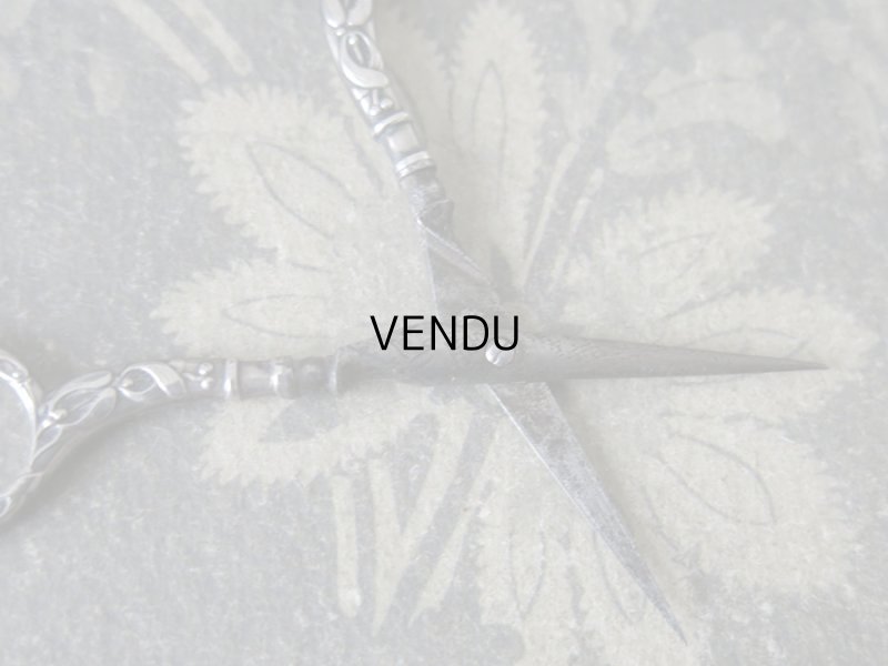 画像15: 1900年代 アンティーク シルバー製 ヤドリギの裁縫道具セット