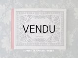 19世紀末 アンティーク クロスステッチ & イニシャル モノグラムの刺繍図案帳 MANUELE DE MARQUES & BRODERIES N 165 - N.ALEXANDRE&CIE -