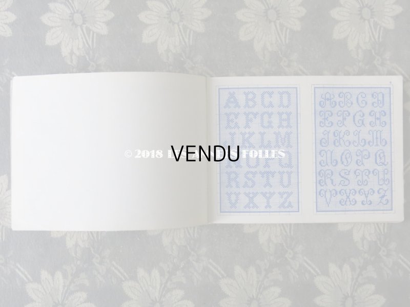 画像5: 19世紀末 アンティーク クロスステッチ & イニシャル モノグラムの刺繍図案帳 MANUELE DE MARQUES & BRODERIES N 165 - N.ALEXANDRE&CIE -