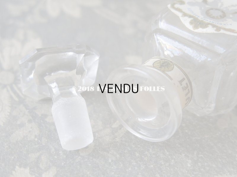 画像9: 1900年 アンティーク パフュームボトル 天使と薔薇のガーランド AMBRE ROYAL - VIOLET PARIS -