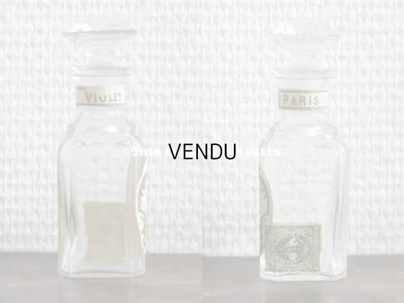 画像4: 1900年 アンティーク パフュームボトル 天使と薔薇のガーランド AMBRE ROYAL - VIOLET PARIS -