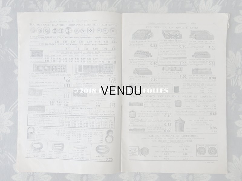 画像5: アンティーク サマリテーヌのカタログ　メスルリー＆ タペストリー & 刺繍 MERCERIE OUVRAGES DE DAMES ETE 1914 - SAMARITAINE - 