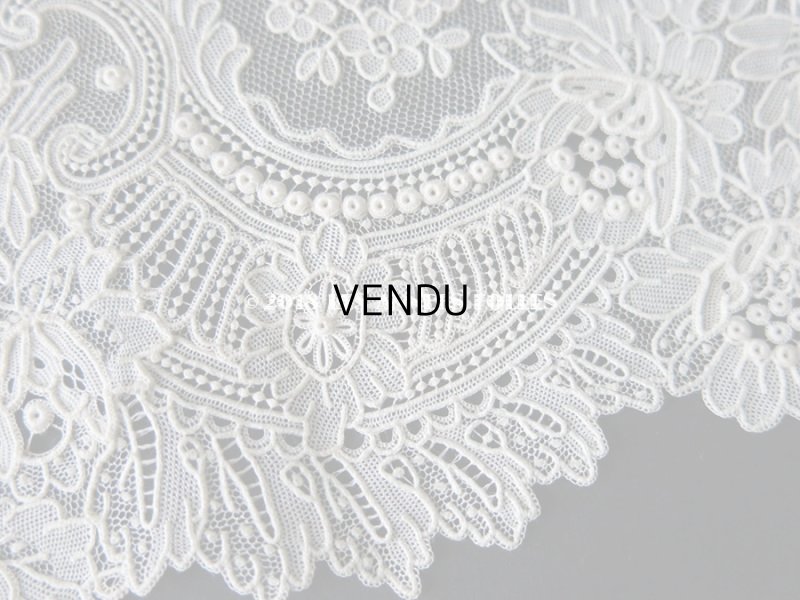 画像6: 19世紀末 未使用 アンティーク ニードルレース ポワンドガーズ 新品同様 【 ポワン・ド・ガーズ】 360cm