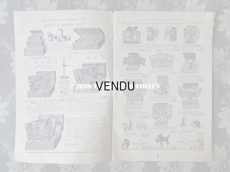 画像3: アンティーク サマリテーヌのカタログ　メスルリー＆ タペストリー & 刺繍 MERCERIE OUVRAGES DE DAMES ETE 1914 - SAMARITAINE - 