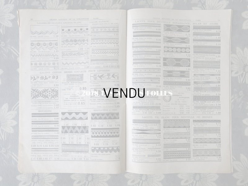 画像6: アンティーク サマリテーヌのカタログ　メスルリー＆ タペストリー & 刺繍 MERCERIE OUVRAGES DE DAMES ETE 1914 - SAMARITAINE - 