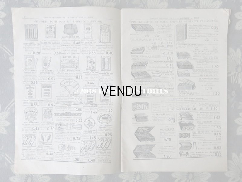 画像4: アンティーク サマリテーヌのカタログ　メスルリー＆ タペストリー & 刺繍 MERCERIE OUVRAGES DE DAMES ETE 1914 - SAMARITAINE - 