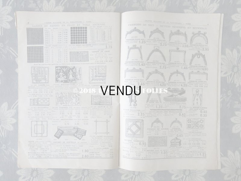 画像9: アンティーク サマリテーヌのカタログ　メスルリー＆ タペストリー & 刺繍 MERCERIE OUVRAGES DE DAMES ETE 1914 - SAMARITAINE - 