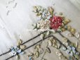 画像9: アンティーク リボン刺繍のフレーム 薔薇とリボン＆勿忘草のガーランド