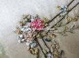 画像8: アンティーク リボン刺繍のフレーム 薔薇とリボン＆勿忘草のガーランド