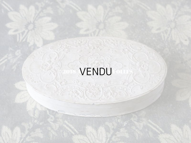 画像3: 19世紀 アンティーク チョコレートの紙箱 薔薇模様