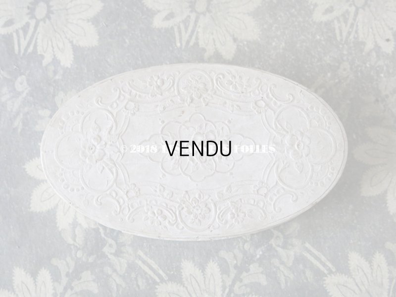 画像4: 19世紀 アンティーク チョコレートの紙箱 薔薇模様