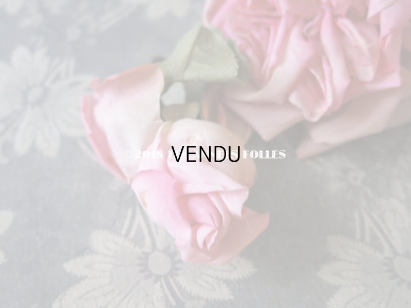 画像7: 19世紀末 アンティーク  一輪の薔薇のコサージュ