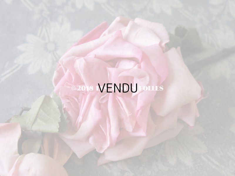 画像6: 19世紀末 アンティーク  一輪の薔薇のコサージュ