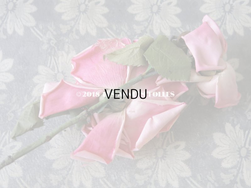画像4: 19世紀末 アンティーク  一輪の薔薇のコサージュ