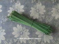 アンティーク コサージュ用 茎 ワイヤー グリーン 400〜500本　12cm