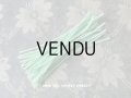 1930年代 アンティーク コサージュ用 茎 ミントグリーン  29ピース 12.5cm