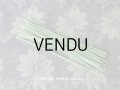 1930年代 アンティーク コサージュ用 茎 ピスタチオグリーン  24ピース 14cm